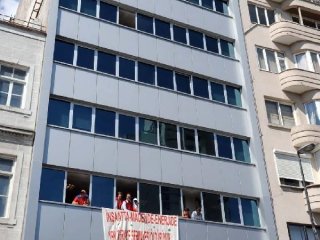 İş Güvenliği Protestosunda Acı Görüntü