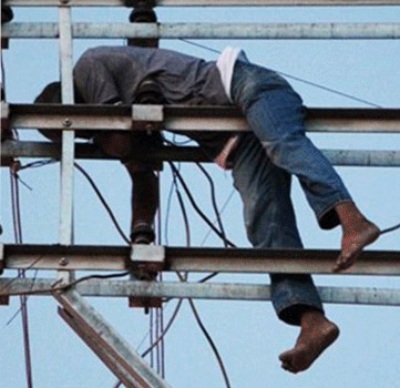 Urfa'da Korkunç Ölüm! Direkte Can Verdi