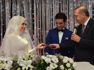 Cumhurbaşkanı Erdoğan Nikah Şahitliği Yaptı