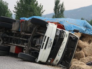 İneğe Çarptı, Devrildi: 5 Yaralı