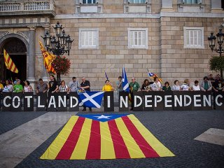 Katalonya'dan İskoçya'ya Destek