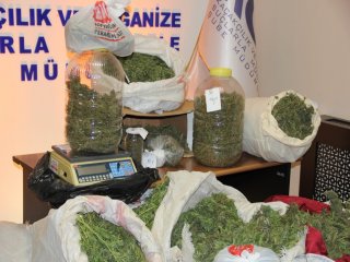 Samsun'da 120 Kilo 210 Gram Kubar Esrar Ele Geçti