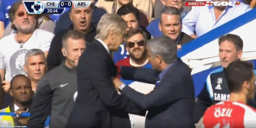 Mourinho ile Wenger birbirine girdi