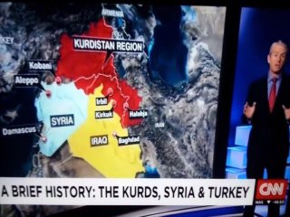 Reuters'ın Abonelerine Geçtiği Kürt Nüfusu Haritası