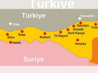 Kobani Nerede ? Kobane Harita Görünümü !
