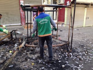 Şahinbey'de Yakılan Parkta Oynamaya Devam Etti