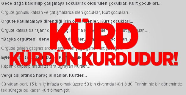 Kürd, Kürd’ün Kurdudur