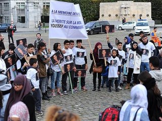 Brüksel'de İslamofobi Karşıtı Gösteri