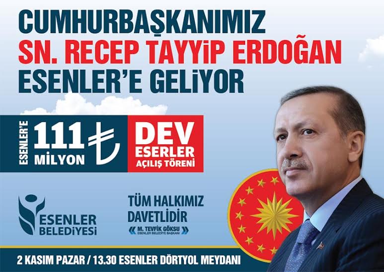 CUMHURBAŞKANI ERDOĞAN ESENLER'DE