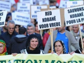 Avrupa Ülkelerinde Kobani Protestoları