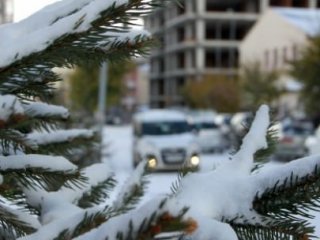 Şehir Beyaza Büründü