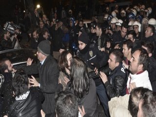 İsrail protestosuna jet polis müdahalesi!