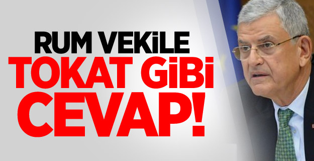 Bozkır'dan Rum Vekile Tokat Gibi Cevap
