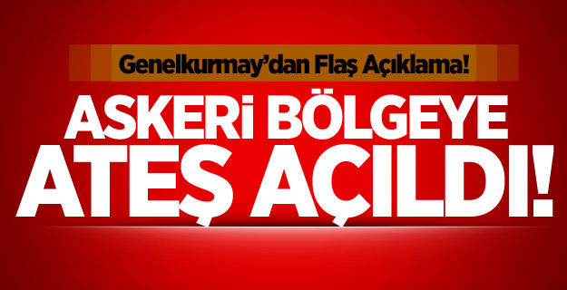 Şırnak'ta Askeri Bölgeye Taciz Ateşi