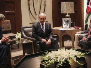 Kerry, Abdullah, Netanyahu Bir Arada!