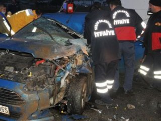 Edirne'de Kaza: 1 Ölü, 2 Yaralı