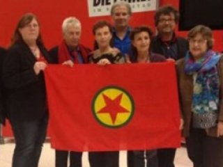 Alman Vekiller PKK Bayrağı Açtı!