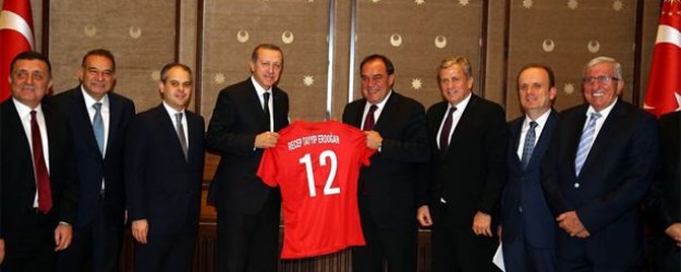 TFF- Kulüpler Birliği,Erdoğan İle Görüştü