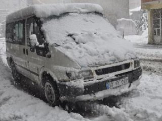 İki Şehir İçin Yoğun Kar Uyarısı