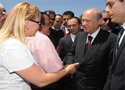Bahçeli'ye 1000 araçlık karşılama