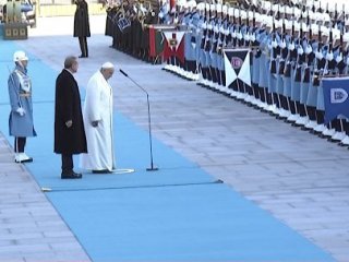 Papa, Cumhurbaşkanlığı Sarayı'nda