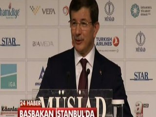 Davutoğlu MÜSİAD Fuarında Konuştu