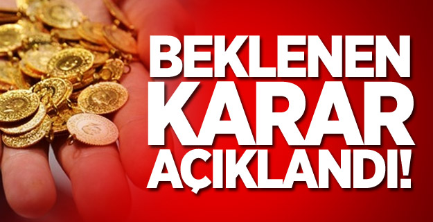 Altında beklenen sonuç açıklandı