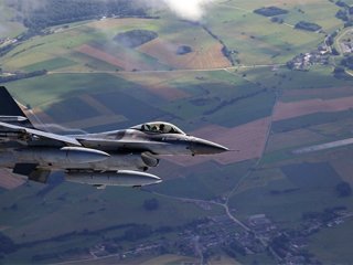 Merzifon'da F-16 Düştü