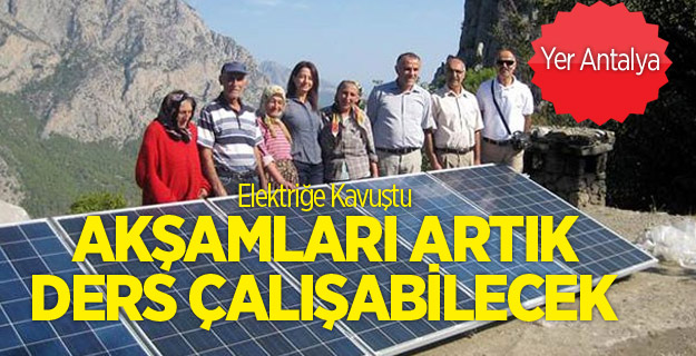 Elektriğe Kavuştu! Şimdi de..