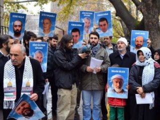 Bakanlık Önünde Mavi Marmara Eylemi