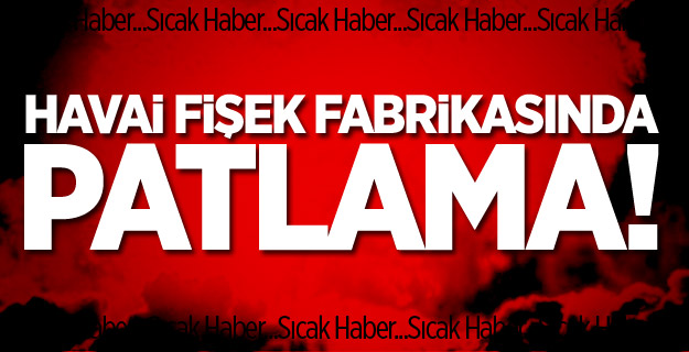 Havai Fişek Fabrikasında Patlama!
