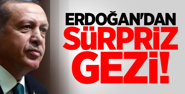 Cumhurbaşkanı Erdoğan'dan Sürpriz Gezi!
