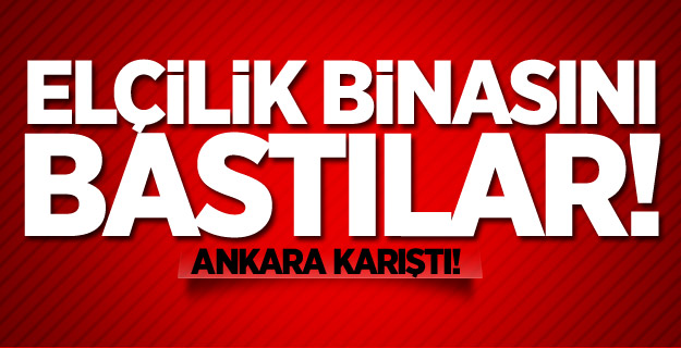 Libya Büyükelçiliği'ni Bastılar!