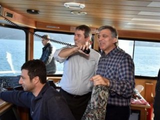 Abdullah Gül balık avına çıktı!
