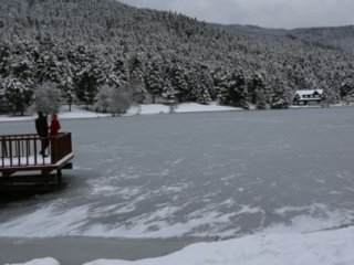 Koca Göl Buz Kütlesine Dönüştü