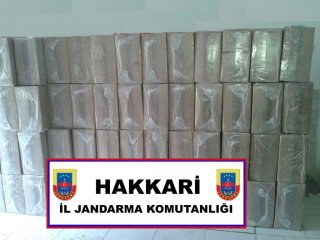 Hakkari’de 28 Bin Paket Kaçak Sigara Ele Geçirildi