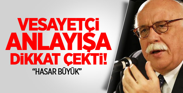 Avcı: Eğitim sisteminde hasar büyük