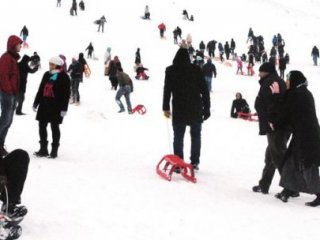 Başkentlilerin Kayak Keyfi