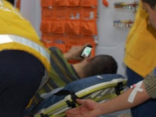 Yaralı Gençten Pes Dedirten Hareket