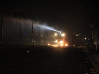 Silopi'de Polis Araçları Alev Alev...