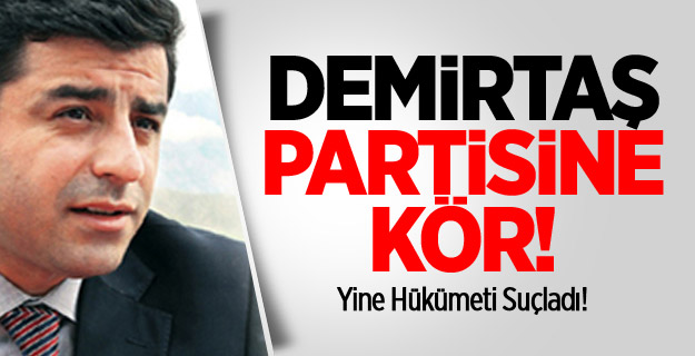 Demirtaş partisini yine görmezden geldi