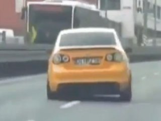 'Makas' Atan Sürücü Yakalandı