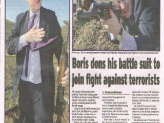 The Sun: "Boris IŞİD'e Karşı"