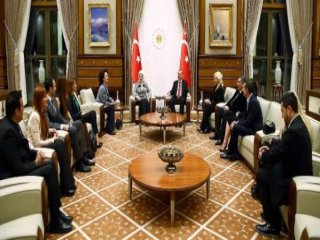 Erdoğan Sanatçıları Kabul Etti