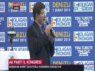 Davutoğlu Denizli'de Konuştu