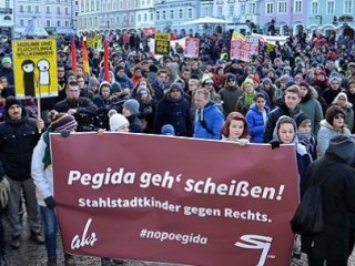 Avusturya'da PEGIDA'ya Anti-PEGIDA Engeli