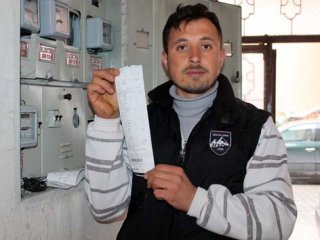 Elektrik faturasını görünce şok oldu
