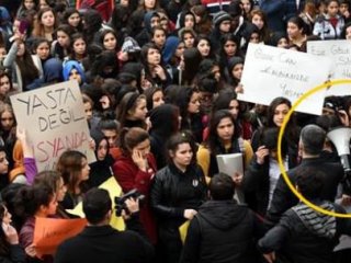 Polisten Özgecan Protestocularına Destek