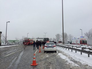 TEM Otoyolu Çift Yönlü Ulaşıma Kapandı