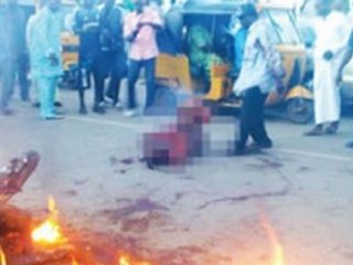 İntihar Bombacısı Sanılan Kadını Linç Ettiler